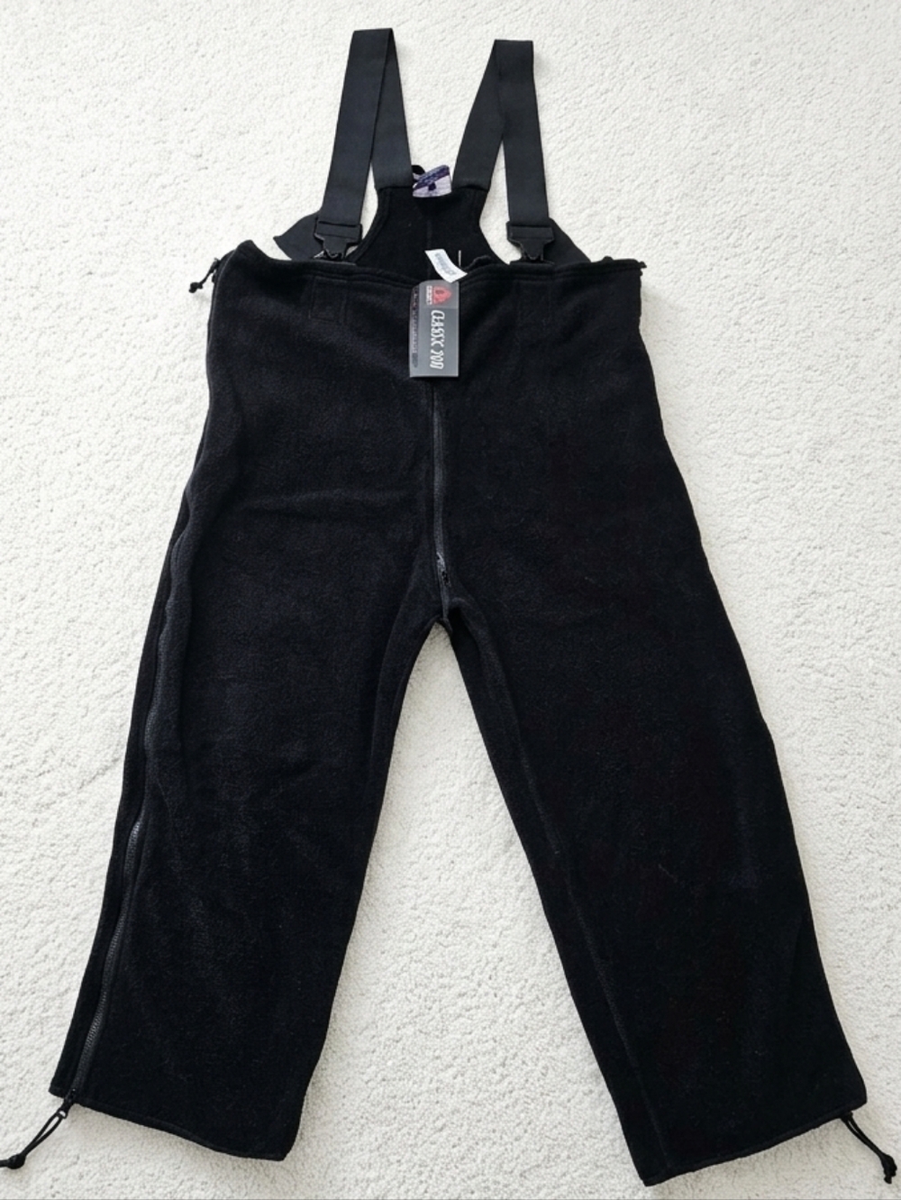 Polartec Classic fleece overalls with Adjustable Straps. (Size L)